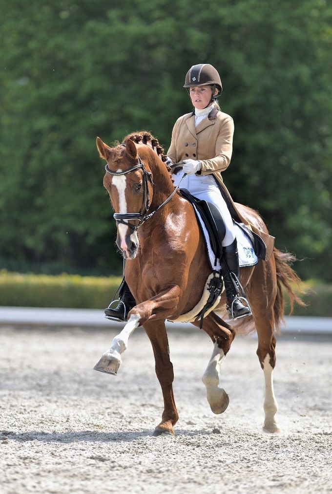 Anouk Noordman met Atze 7 jaar oud (Alias naam Atze is Fuerst Augustinus) (Foto : Foto4u)